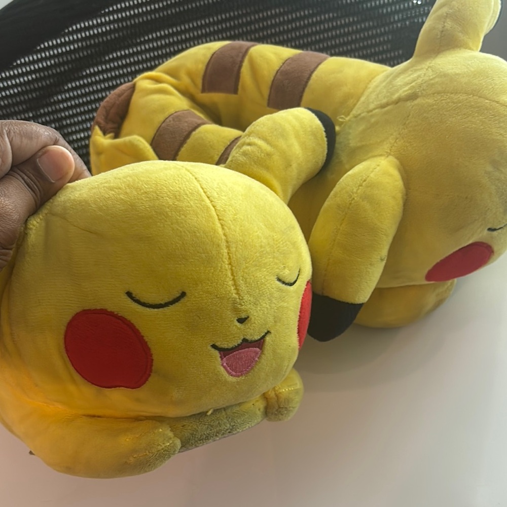 Yellow Pikachu bedroom slipper